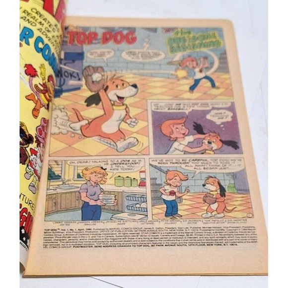 MARVEL STAR COMICS THE SECRET LIFE OF TOP DOG #1 APRIL 1984 FN TO FN+ - Picture 3 of 4